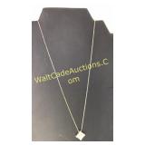 .925 Silver CZ Pendant Necklace