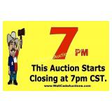 Auction Begins to Close