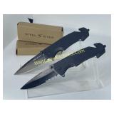 Tactical-  Multipurpose Knife Lot of 2 in Box