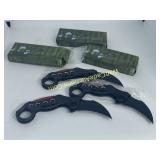 TACTICAL CLAW POCKET KNIFE LOT OF 3