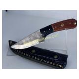 Hunting Knife,Damascus Steel w/ Rosewood Handle