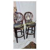 Swivel Bar Stools, Set of 2, Seat is 29