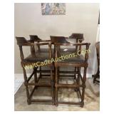 Bar Stools Lot Of 4 D.: 16ï¿½ x 45.5ï¿½