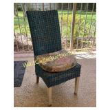 Wicker Dinning Chair  Wear & Tear on Seat Lot of