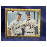 Nolan Ryan & George Brett Signed  with Declaration