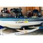 1984 320 Ranger Boat Blue with 1992 85 HP Yamaha