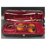 De Rosa 3/4 Violin w Bow & Zippered Case
