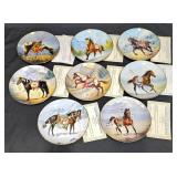 8 War Ponies of The Plains by Greg Perillo Plates
