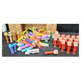 Vintage Pez Dispensers Lot Approx 90 in Box C