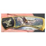 Save The Eagle Franklin Mint Collector Knife, Case