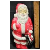 Vintage 1968 Blow Mold Santa Empire Plastic Corp