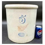 Antique Red Wing 5 Gallon Stoneware Crock