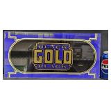 Black Gold Casino Slot Machine Glass Panel