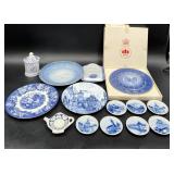 Blue & White Pottery Lot - B&G, Spode, Woods