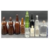 Vintage Glass Bottles Collection - Medicines +