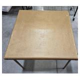 Vintage Square Folding Card Table