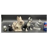 Small Animal Figurines - Skunk to Rabbit