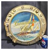 Vintage Canadian Club Whiskey Advertising Bar Sign