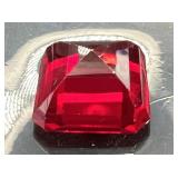 27.10 Cts Natural Red Ruby Radiant Cut Gemstone