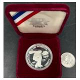 1983 Olympiad Dollar Coin Proof