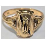 1944 Class 10K Gold Ring Sz 6.5