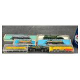 7 N Gauge Railroad Train Engines