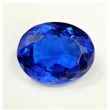 30 Ct Blue Sapphire Oval Cut Gemstone