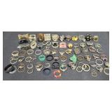 Large Collection of Assorted Fashion Rings