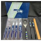 Seattle Seahawks NFL Kitchen & BBQ Tools & Board