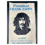 Very Rare Frank Zappa for President Poster 1992