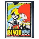 Rancid Concert Poster by Jermaine Rogers 1995