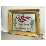 Miller HIgh Life bar mirror