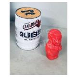 Canadian beer barrel piggy bank & KFC bank