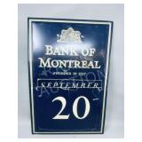 vintage Bank of Montreal day calendar