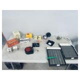 assorted camera & slide accessories