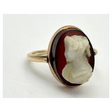 10K Gold Cameo Ring