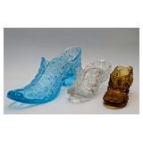 Pretty Antique Glass Dresser Slippers