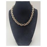 Heavy Sterling Silver Link Chain Necklace