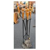 4-Piece Fireplace Tools Set