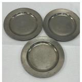 Antique Pewter Plates 3