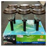 6 Solar Powered LED Pathway Lights