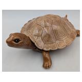 Vintage Porcelain Turtle Trinket Box