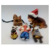 Collection of Vintage Cute Dog Figurines