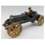 Vintage Cast Iron Race Car Toy