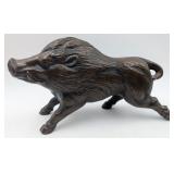 Heavy Bronze Razorback Statue