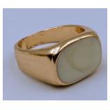 14K Gold Plated & Mother-of-Pearl Men