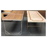 Vintage Metal Folding (2)Tables