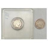 1909 & 1914 Barber Dimes