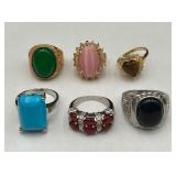 6 NEW Pretty Fashion Rings