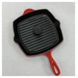 Le Creuset Square Skillet Grill Cast Iron Enamel